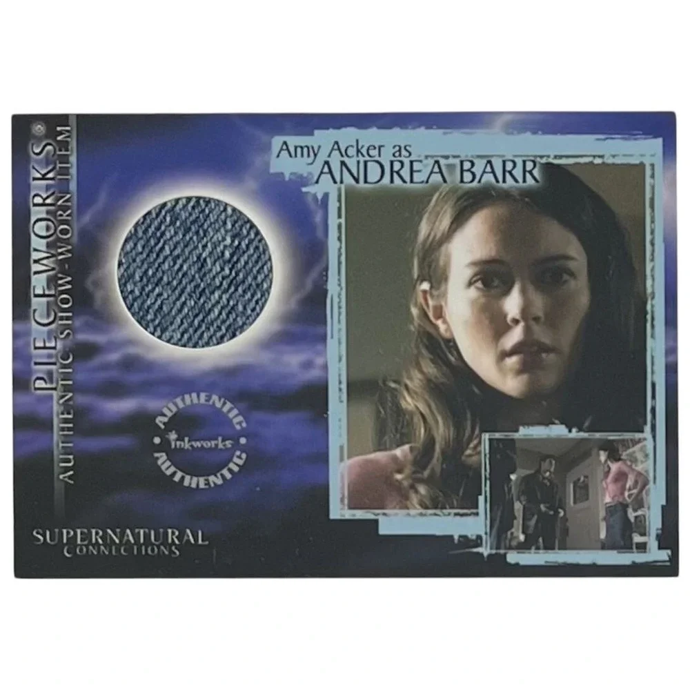 2008 Inkworks Supernatural Connections Pieceworks #PW4 Amy Acker / Andrea Barr